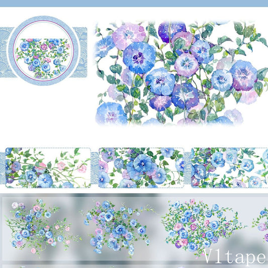 Morning Glory Floral PET Tape ZERO-655