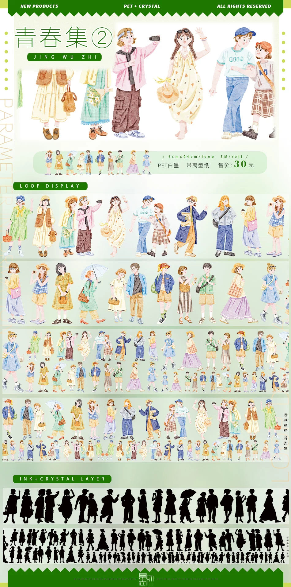 Scenery Journal Washi PET Tape Roll