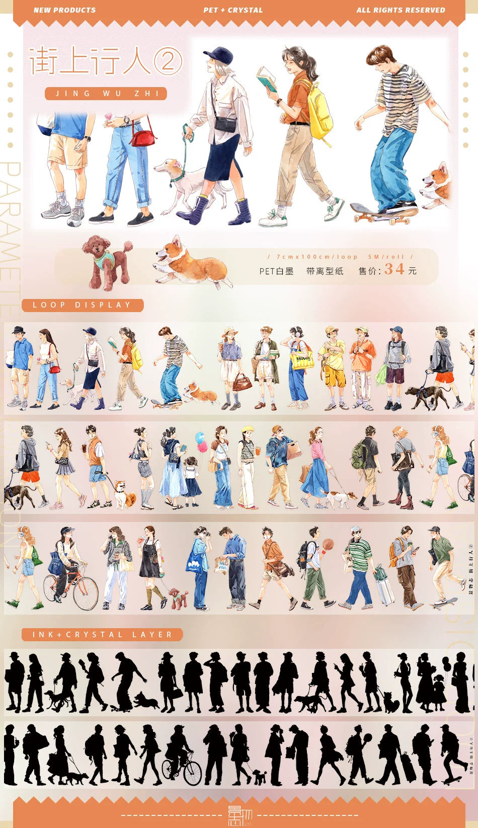 Scenery Journal Washi PET Tape Roll
