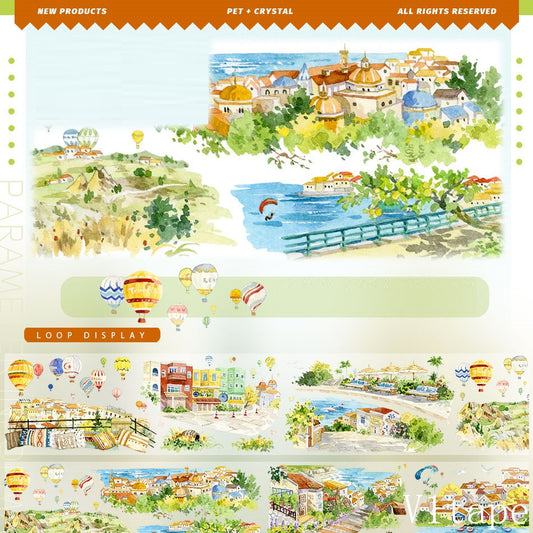 Village in Turkey‌ Landscape PET Tape ZERO-490