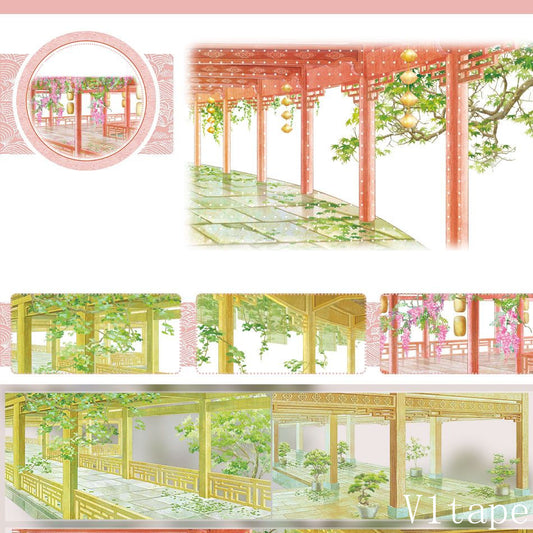 Blossom Walkway Landscape PET Tape ZERO-634