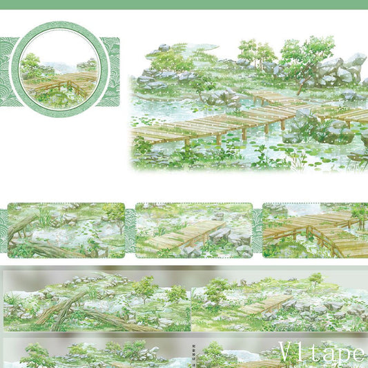 Landscape Wilderness Washi PET Tape ZERO-627