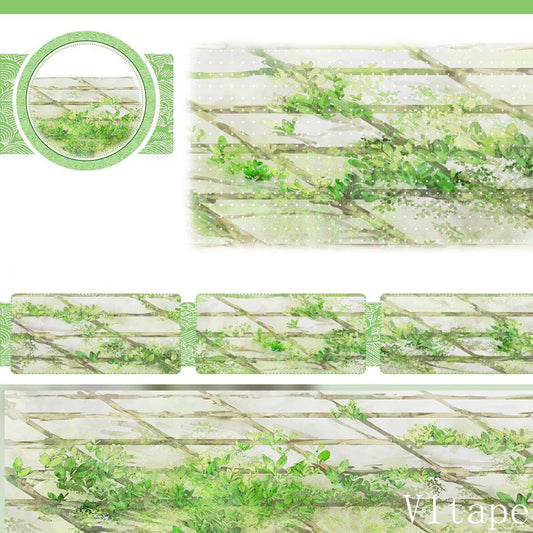 Green Moss on Stone PET Tape ZERO-658