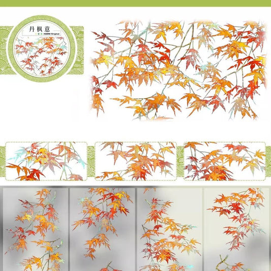 Maple Tree Leaf Washi PET Tape ZERO-728